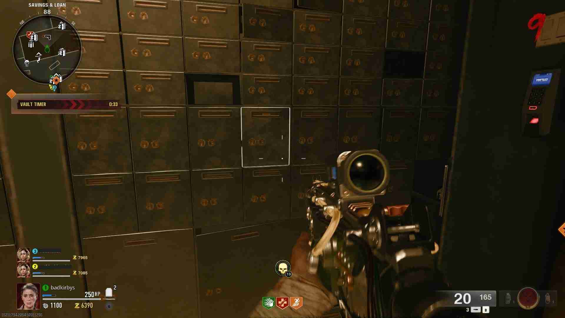 Black Ops 6 Zombies Liberty Falls bank vault code