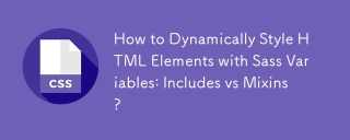 How to Dynamically Style HTML Elements with Sass Variables: Includes vs Mixins?