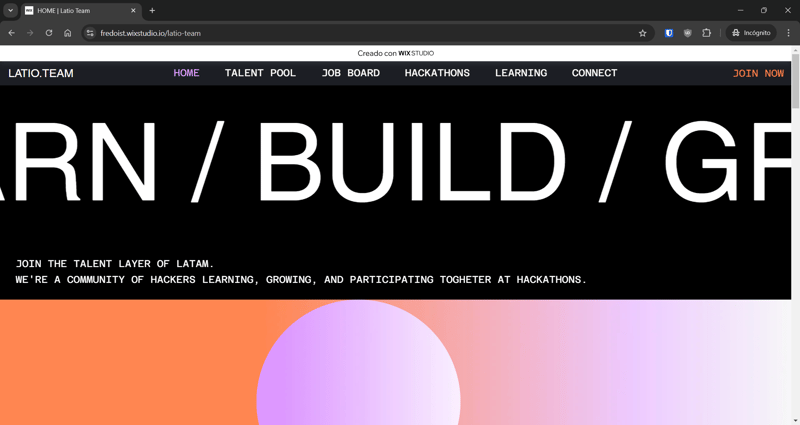 Latio Team: A community for tech hackers building togheter