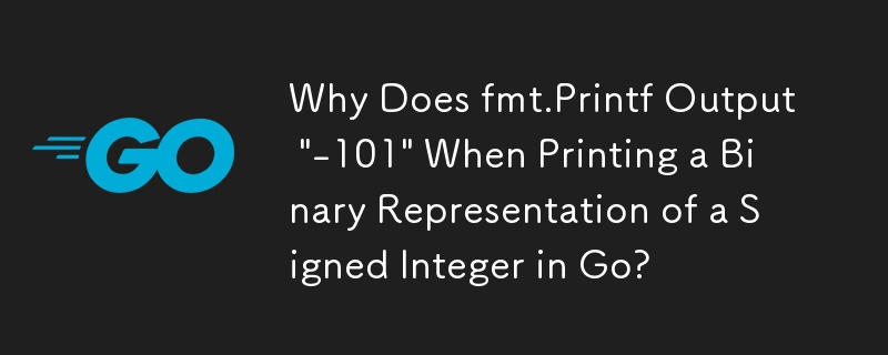 Why Does fmt.Printf Output 