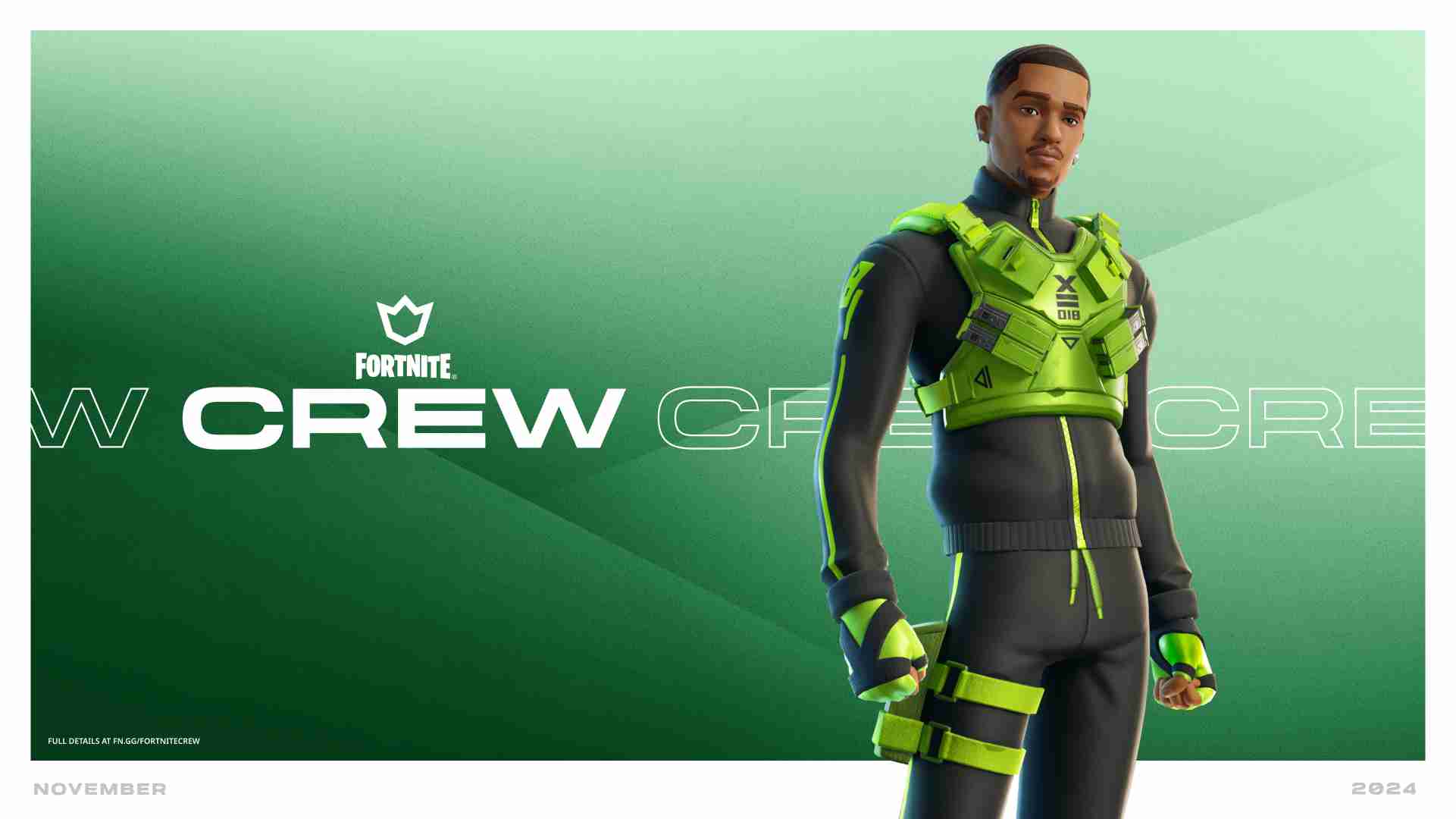 What is the Fortnite Crew Pack skin for November 2024?Mobile Game Guidephp.cn