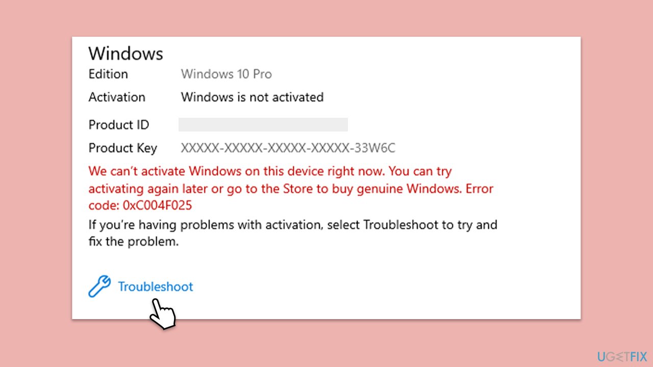 Windows アクティベーション エラー 0xC004F215 を修正するにはどうすればよいですか?
