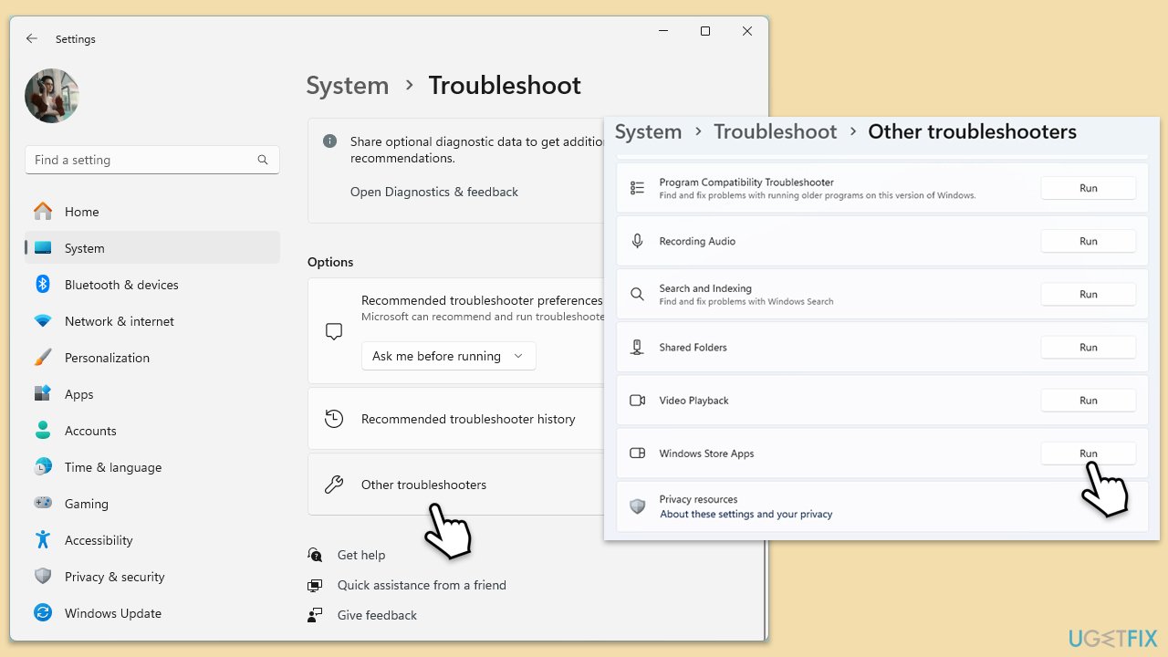 Bagaimana untuk membetulkan ralat Microsoft Store 0x80070496 dalam Windows?