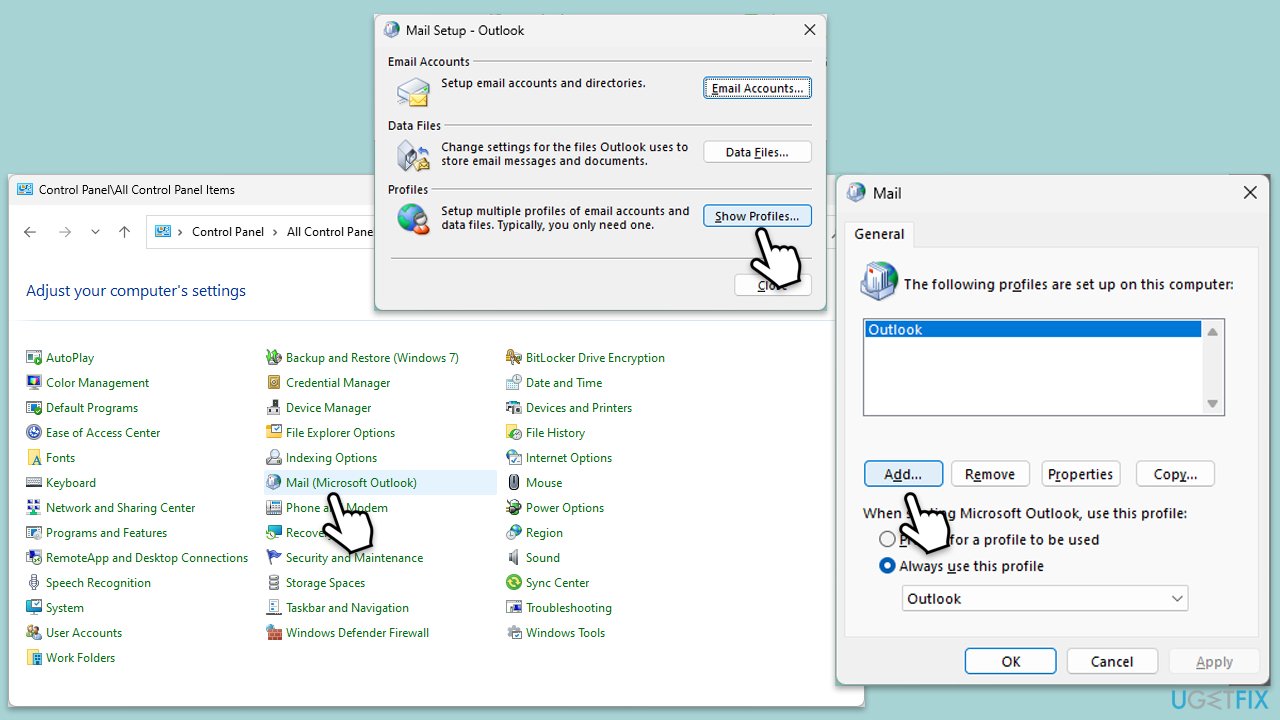 Wie behebe ich den Outlook-Fehler 0x800CCC17 in Windows?