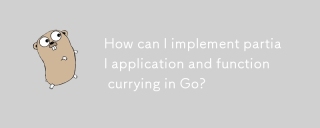 How can I implement partial application and function currying in Go?