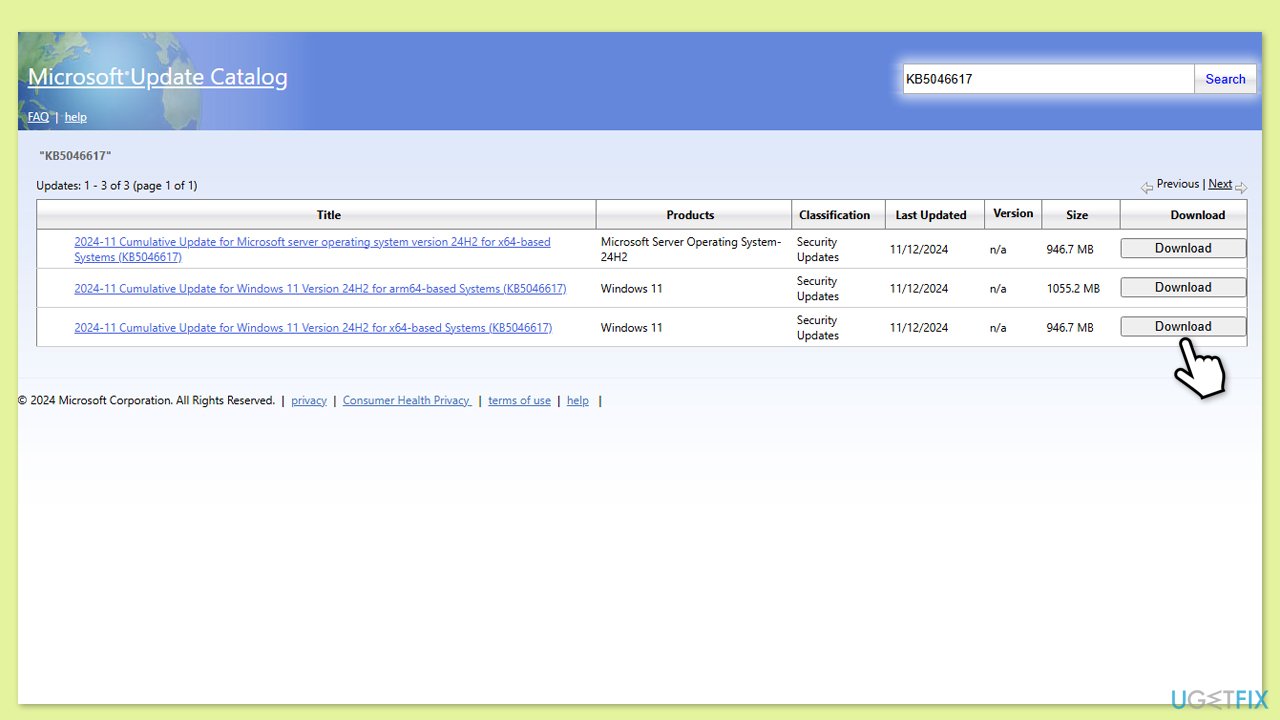 Comment réparer l'échec de l'installation de KB5046617 dans Windows 11 ?