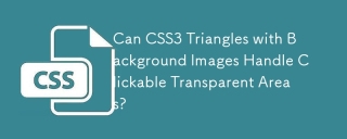 Can CSS3 Triangles with Background Images Handle Clickable Transparent Areas?