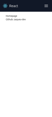 React/Tailwind template with default responsive NavBar.