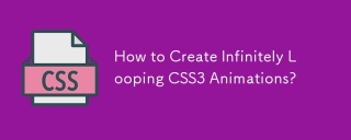 How to Create Infinitely Looping CSS3 Animations?