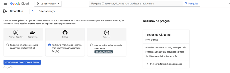 Implantando Aplicações Serverless no Google Cloud Run