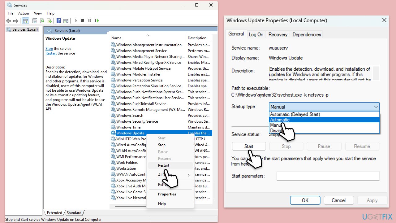 Wie behebe ich den Windows-Update-Fehlercode (-2147024864)?