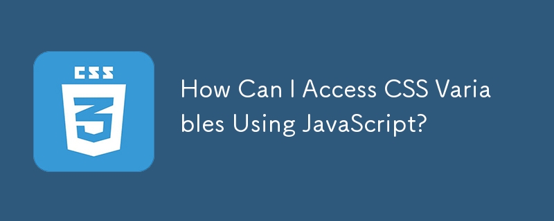How Can I Access CSS Variables Using JavaScript?