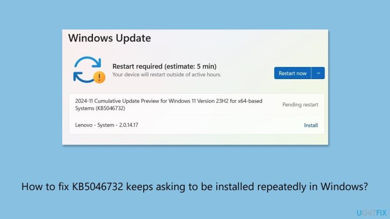Comment réparer KB5046732 qui demande constamment à être installé sous Windows ?