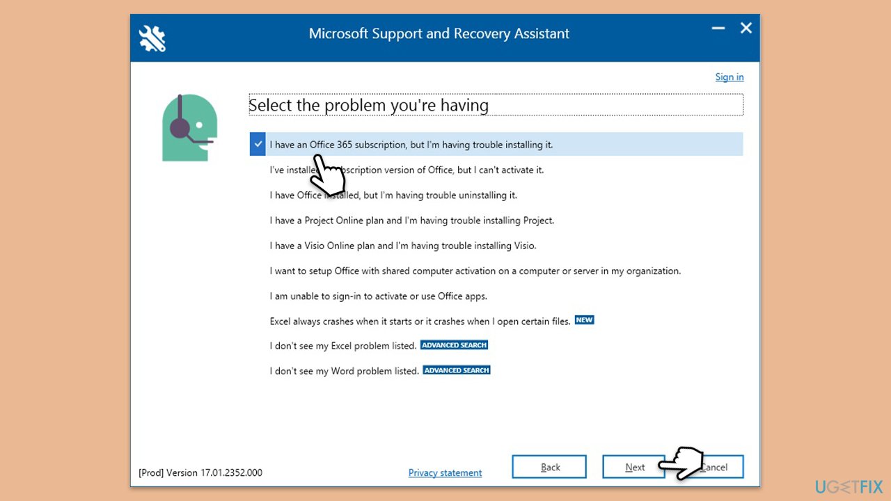 How to fix Microsoft Office installation error 0-1012 in Windows?