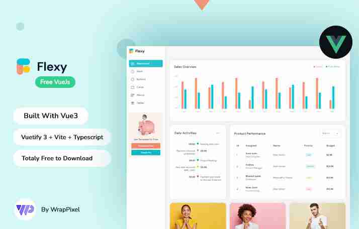 How to Add Interactive Charts and Graphs to Tailwind CSS Admin Templates