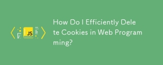 How Do I Efficiently Delete Cookies in Web Programming?