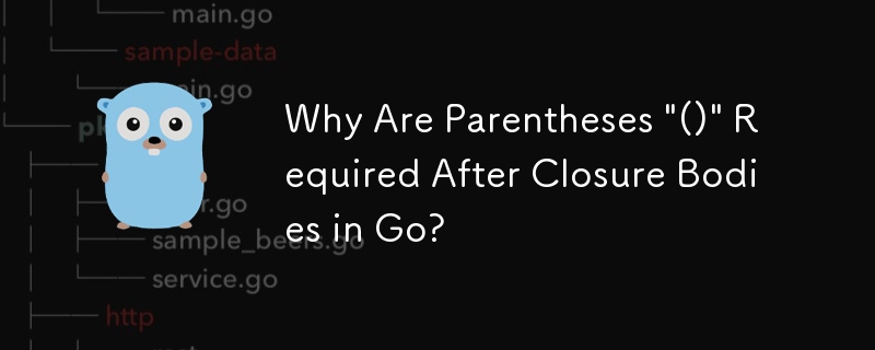 Why Are Parentheses 