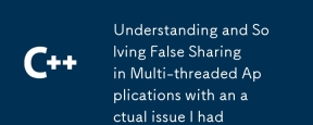 Understanding and Solving False Sharing in Multi-threaded Applications with an actual issue I had