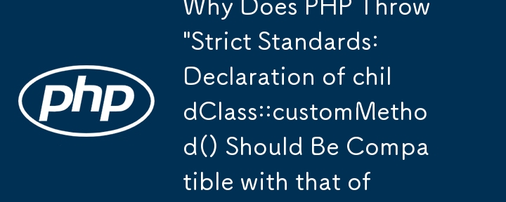 Why Does PHP Throw 