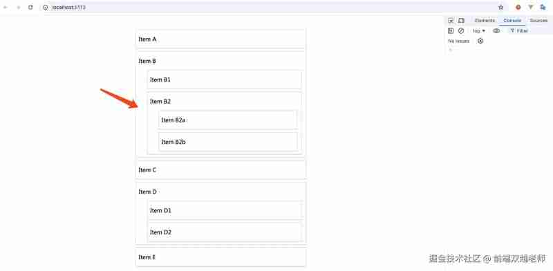 React dnd-kit, implement tree-list drag and drop sortable