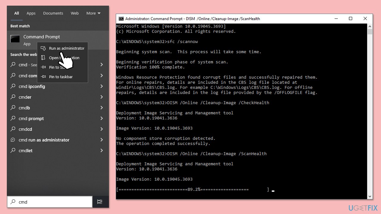 Comment corriger l'erreur « Le cache du chargeur de ressources n'a pas chargé l'entrée MUI 0x80073B01 » dans Windows ?