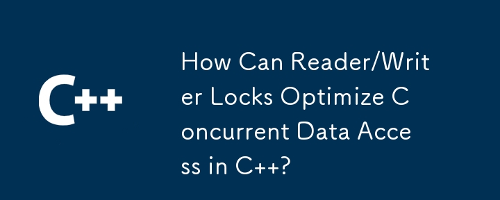 How Can Reader/Writer Locks Optimize Concurrent Data Access in C  ?
