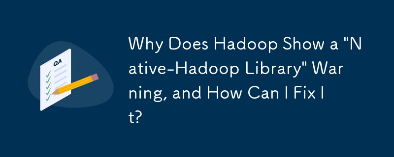 Why Does Hadoop Show a 