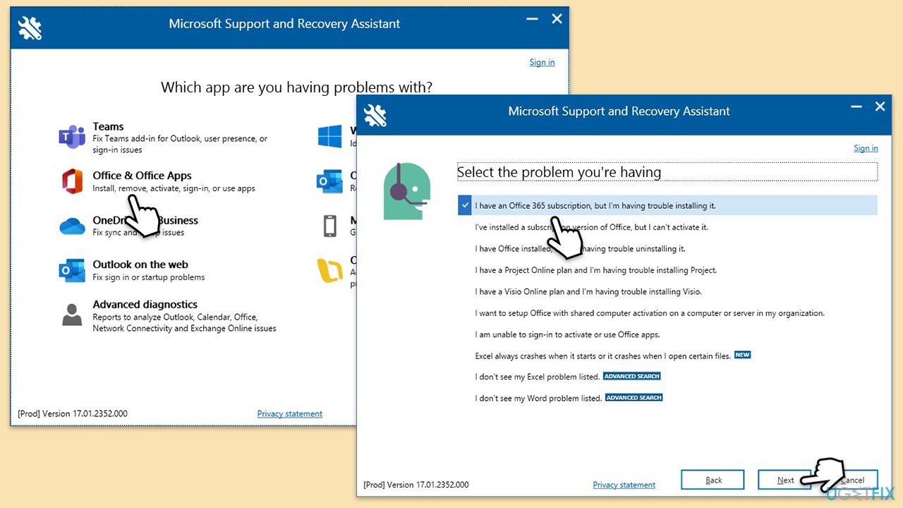 如何修復 Windows 中的 Microsoft Office 安裝錯誤 30094-2016?