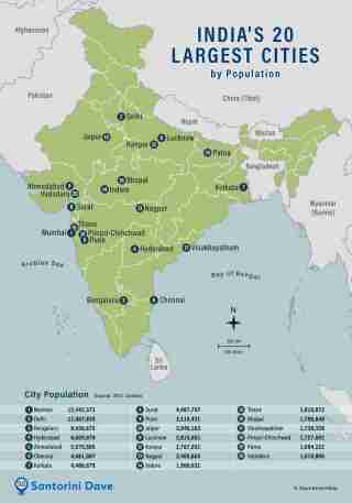 Land Surface Temperature Trends: Ahmedabad vs. Delhi ()