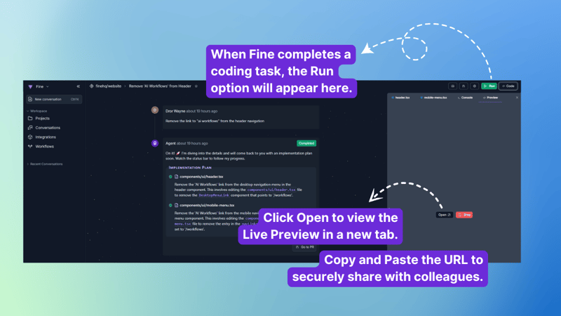 AI Coding Agents that run and test the code