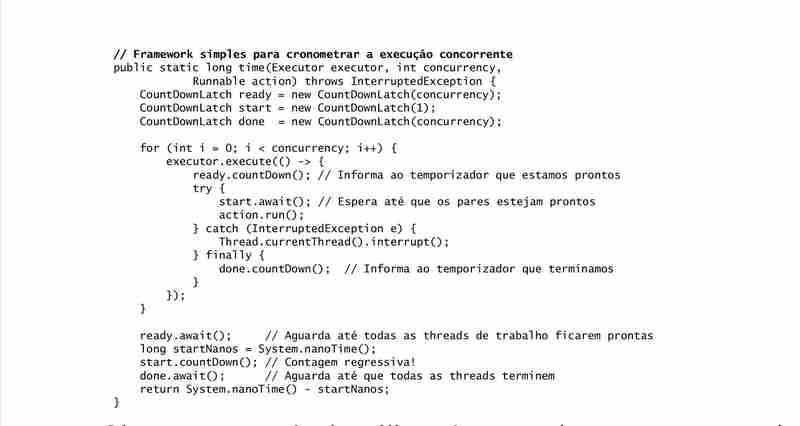 Item Prefira os utilitários de concorrência ao wait e notify