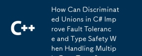 How Can Discriminated Unions in C# Improve Fault Tolerance and Type Safety When Handling Multiple Data Types?