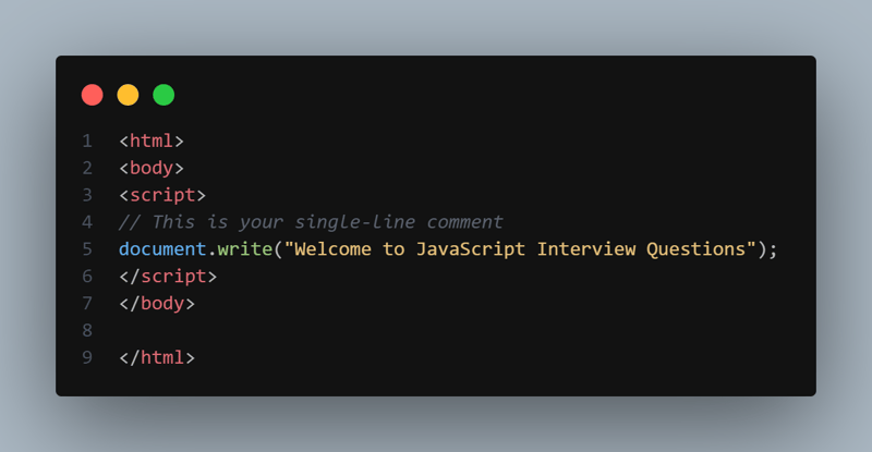 Top JavaScript Interview Questions for Freshers in 5