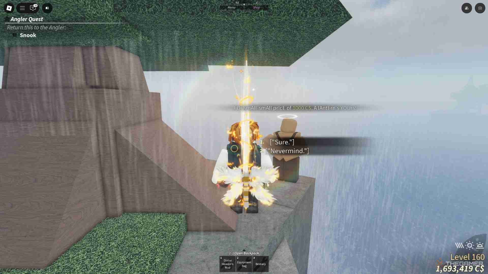 Roblox: Fisch - How To Get A Lantern