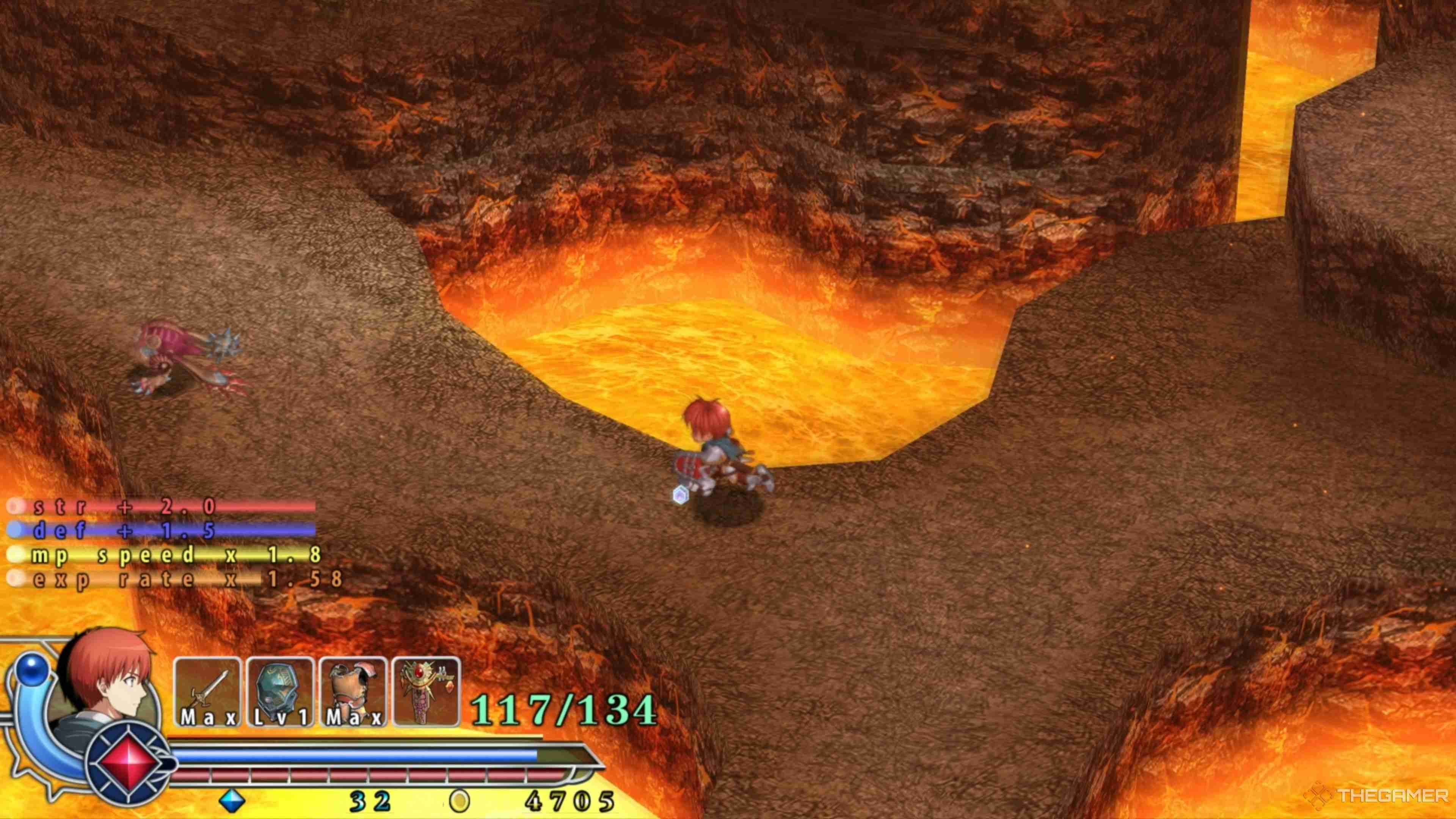 Ys Memoire: The Oath In Felghana - Zone Of Lava Walkthrough