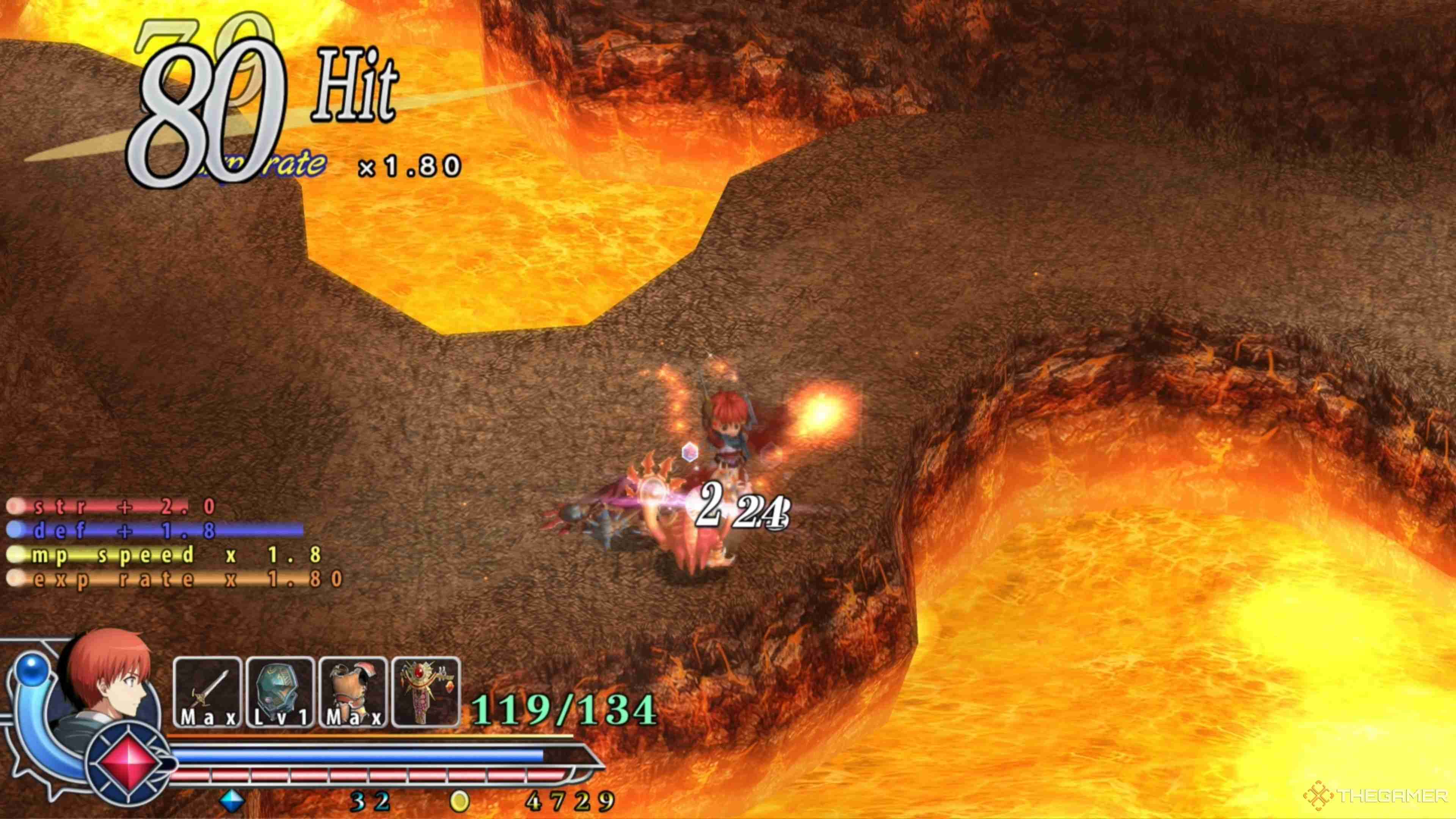 Ys Memoire: The Oath In Felghana - Zone Of Lava Walkthrough