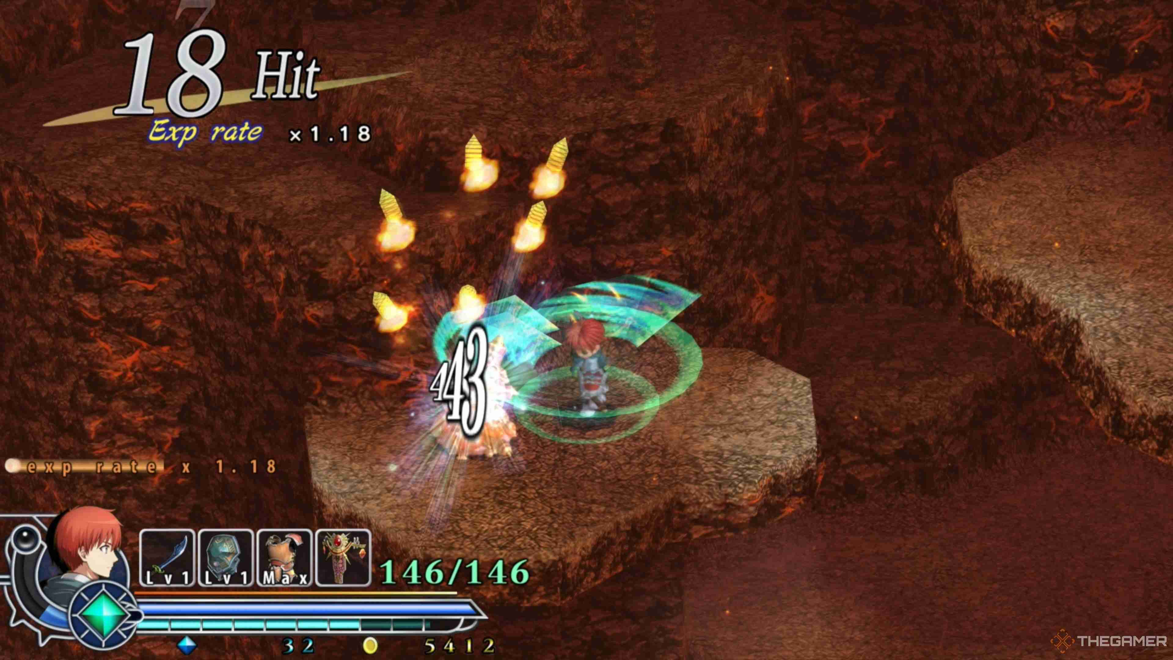 Ys Memoire: The Oath In Felghana - Zone Of Lava Walkthrough