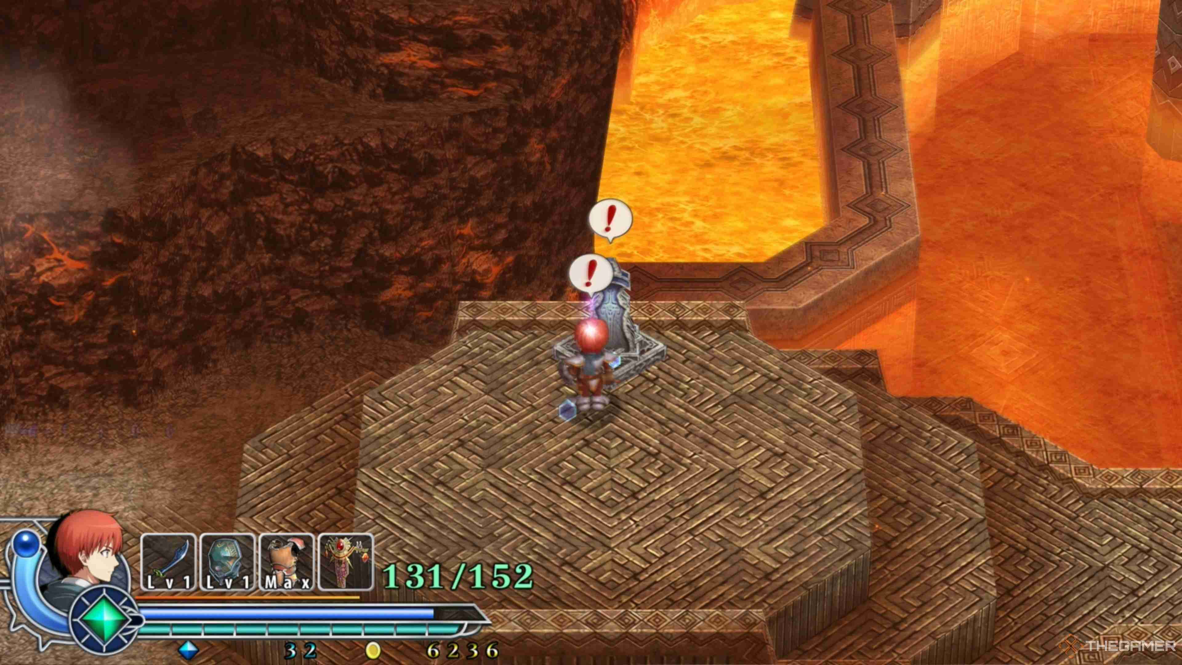 Ys Memoire: The Oath In Felghana - Zone Of Lava Walkthrough