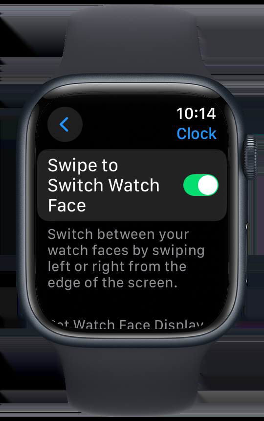 How to swipe to change Apple Watch faces on watchOS 10 or 11 