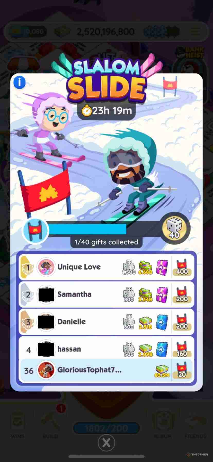 Monopoly Go: Slalom Slide Rewards Guide (January 10-11)