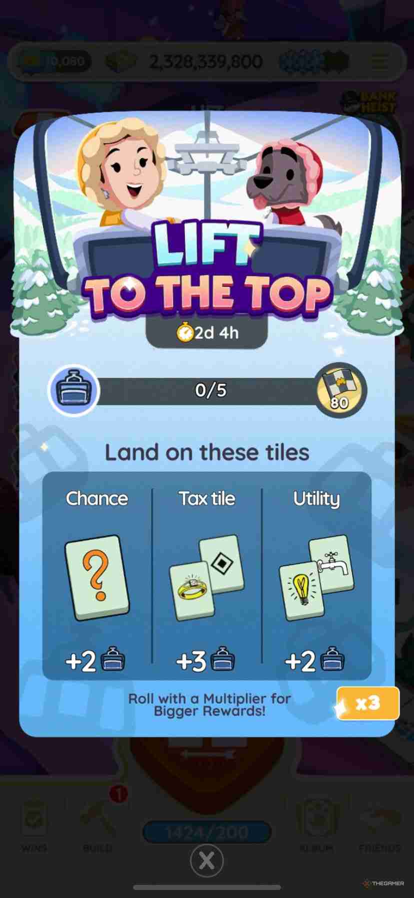 Monopoly Go: Lift To The Top Rewards Guide (January 10-12)