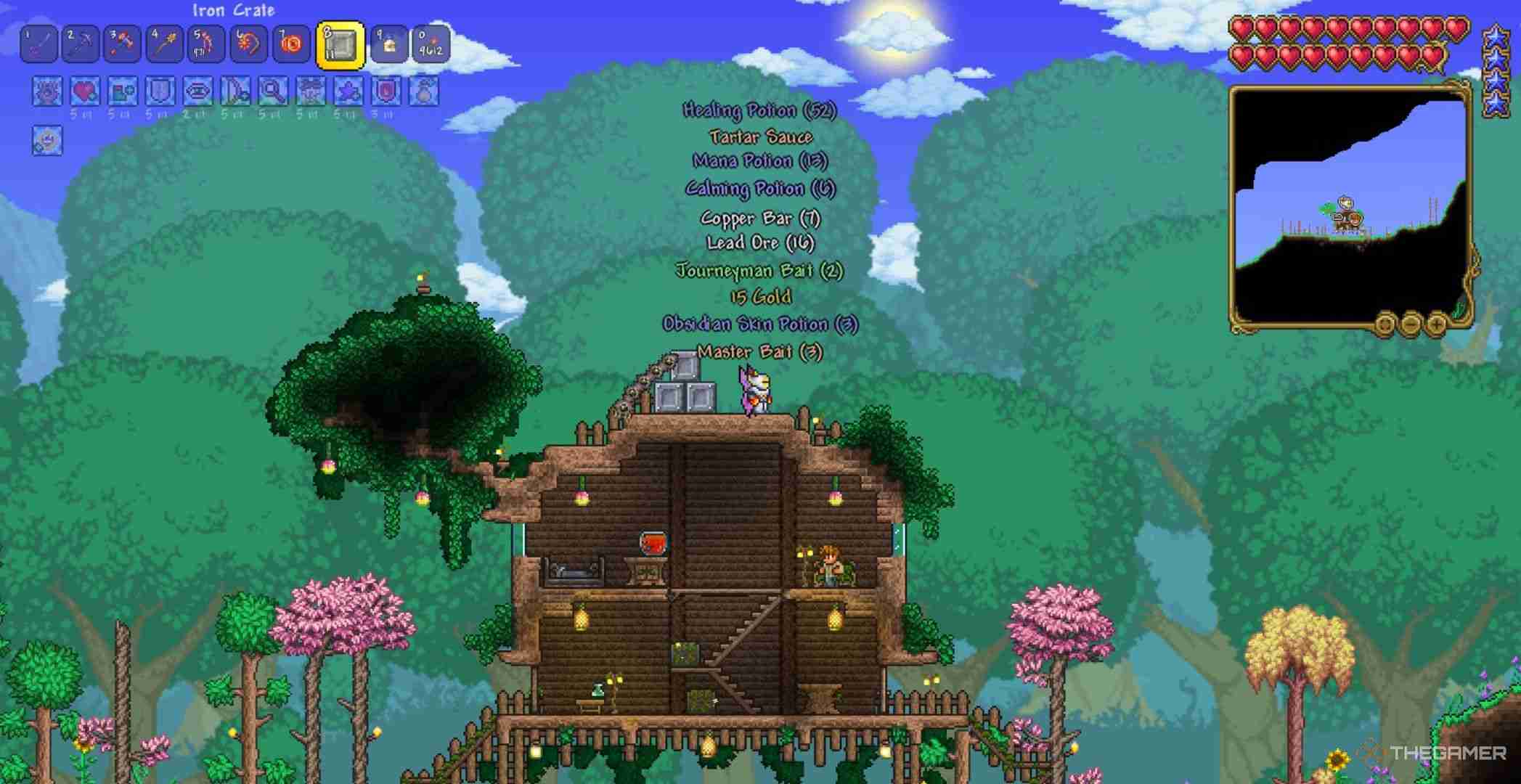 Terraria How To Get Obsidian Skin PotionsMobile Game Guidephp.cn