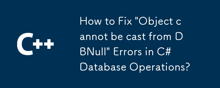 How to Fix 