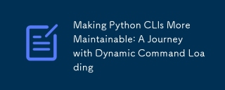 Making Python CLIs More Maintainable: A Journey with Dynamic Command Loading