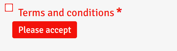 Validation style final tweaks