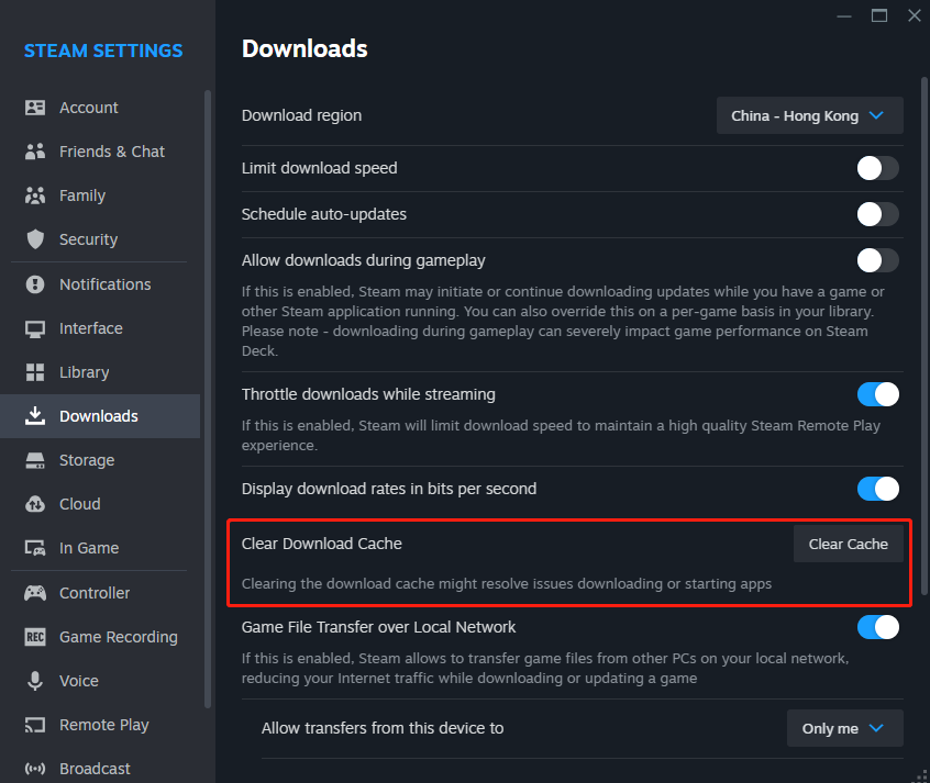 Steam Failed to Load Web Page 118/310 Error: Top 4 Solutions