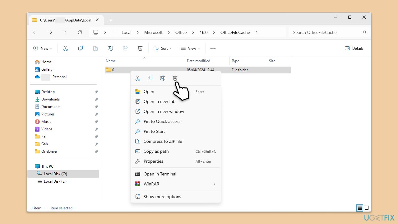 Bagaimana untuk membetulkan ralat Microsoft Office 30029-27 dalam Windows?