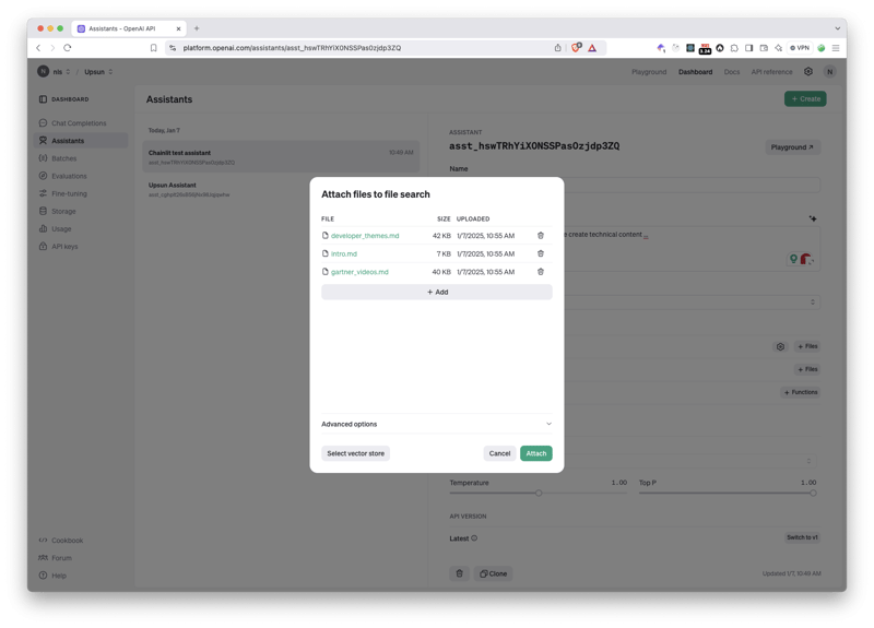 Experiment with Chainlit AI interface with RAG on Upsun