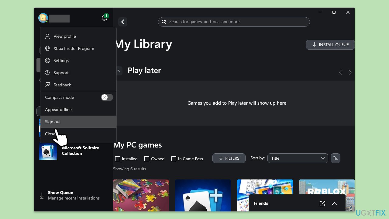 Windows에서 Xbox 앱 오류 0x803F8007을 수정하는 방법은 무엇입니까?