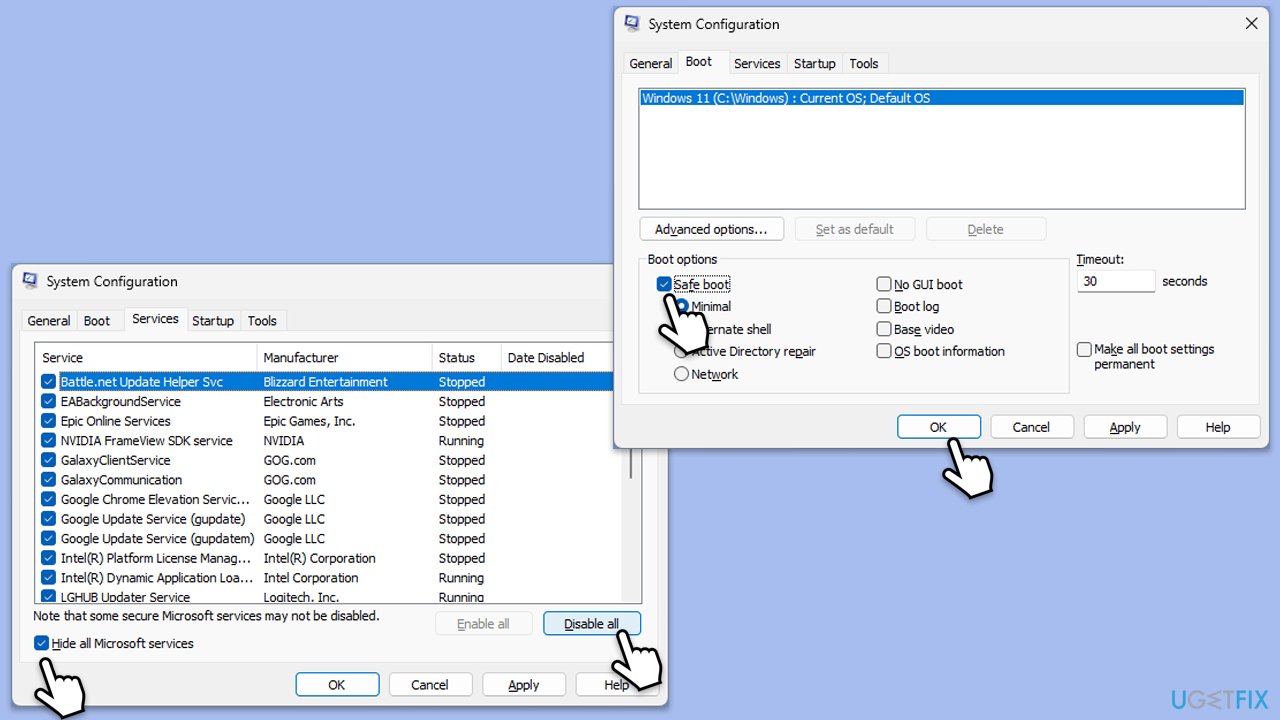 Bagaimana untuk membetulkan ralat kemas kini Windows 0x80070302?